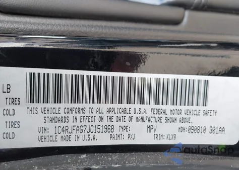 2018 Jeep Grand Cherokee Altitude 4X4 из США, поврежденный, VIN 1C4RJFAG7JC151968